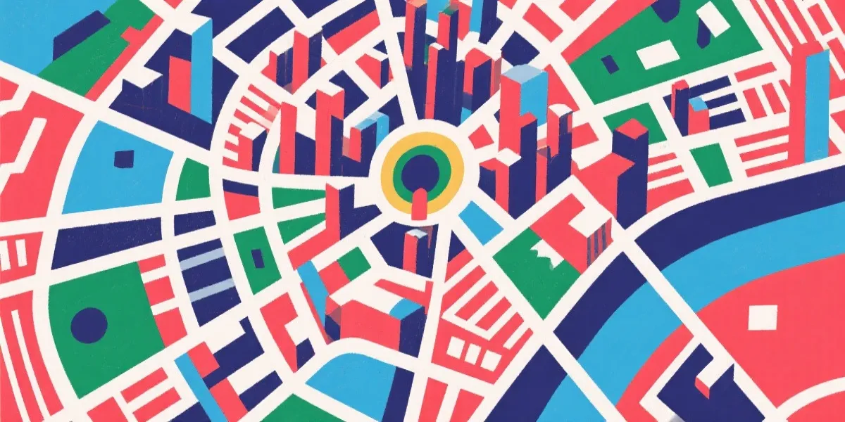 办公位置信息示意地图